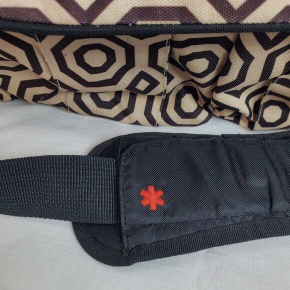 Jonathan Adler Cream Geometric Dash Skip Hop Baby Diaper Messenger bag - Picture 9 of 15